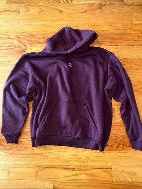 Crewneck Hoodie Jacket - Deep Red